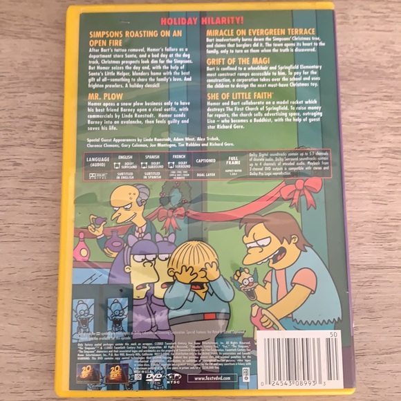 The Simpsons Christmas DVD - Picture 2 of 5